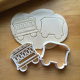 Set of 2 Train/Passenger Car/Christmas Cookie Cutters/Dishwasher Safe