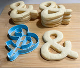Ampersand/Cut-out Centers Cookie Cutter/Dishwasher Safe