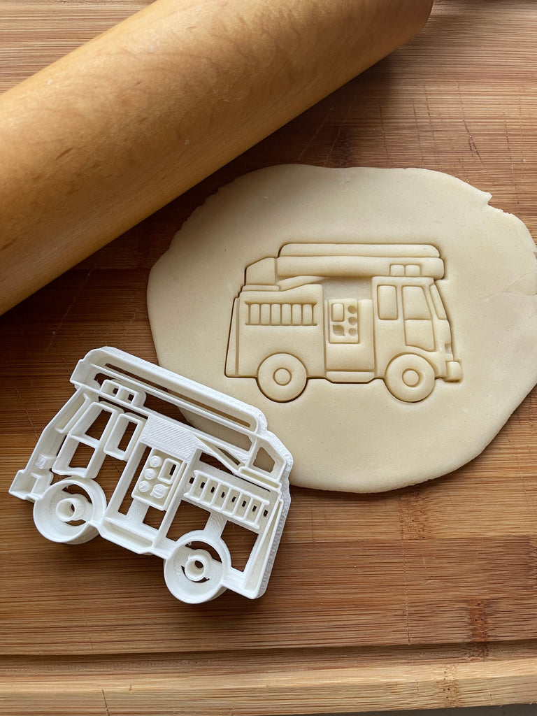 Fire Truck Cookie Cutter/Dishwasher Safe