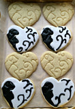 Set of 2 Dog and Cat Heart Cookie Cutters/Dishwasher Safe