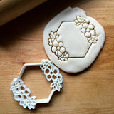 Double Floral Hexagon Cookie Cutter/Dishwasher Safe