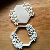Double Floral Hexagon Cookie Cutter/Dishwasher Safe