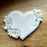 Floral Heart Cookie Cutter/Dishwasher Safe