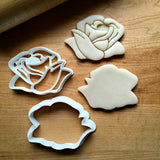 Set of 2 Rose Cookie Cutters/Dishwasher Safe