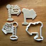 Set of 2 North Pole Cookie Cutters/Dishwasher Safe