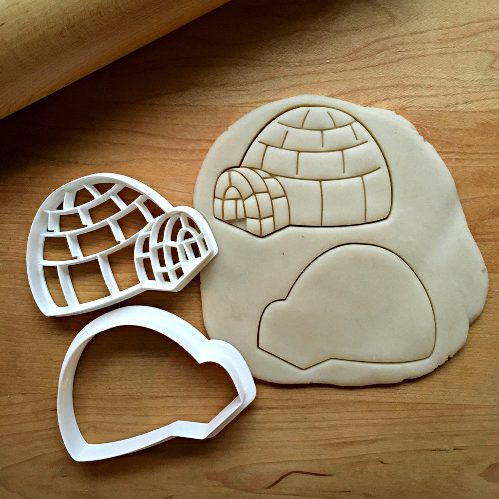 Set of 2 Igloo Cookie Cutters/Dishwasher Safe