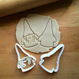 Set of 2 Girl Gnome Cookie Cutters/Dishwasher Safe