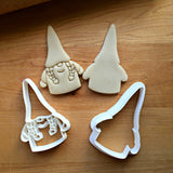 Set of 2 Girl Gnome Cookie Cutters/Dishwasher Safe