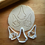 Set of 3 Gnome Cookie Cutters/Dishwasher Safe