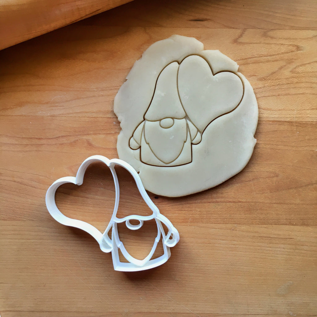 Valentine Gnome Cookie Cutter/Dishwasher Safe