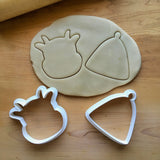 Set of 2 Cow and Bell Cookie Cutters/Dishwasher Safe