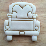Pickup Truck with Heart Tailgate Cookie Cutter/Dishwasher Safe