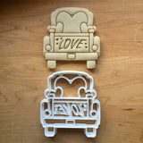 Pickup Truck with Love Tailgate Cookie Cutter/Dishwasher Safe