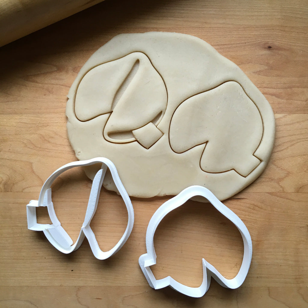 Set of 2 Fortune Cookie Cookie Cutters/Dishwasher Safe