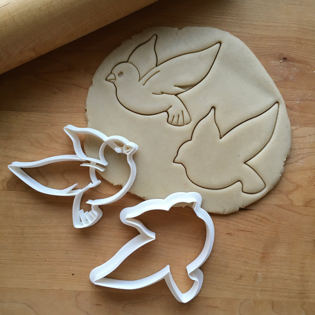 Set of 2 Bird/Dove Cookie Cutters/Dishwasher Safe