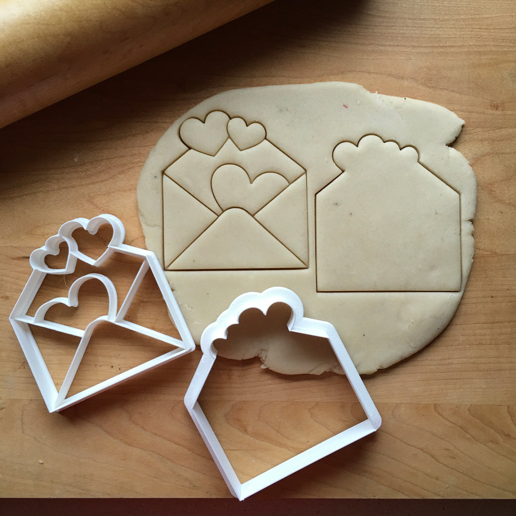 Set of 2 Love Letter Cookie Cutters/Dishwasher Safe