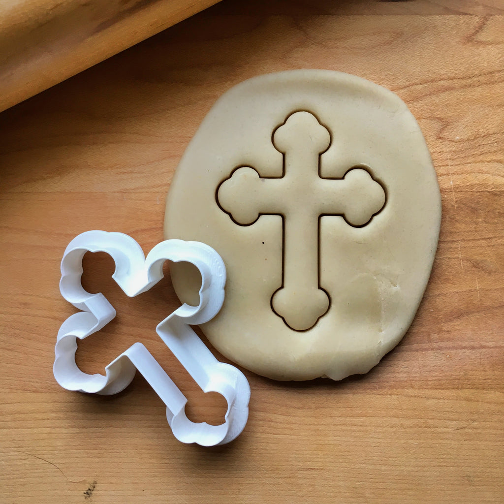 Ornate Cross Cookie Cutter/Dishwasher Safe