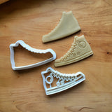 Set of 2 High Top Sneakers Cookie Cutters/Dishwasher Safe