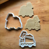Set of 2 Garbage Truck Cookie Cutters/Dishwasher Safe