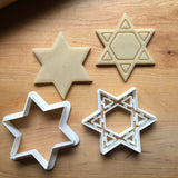 Set of 2 Star of David Cookie Cutters/Dishwasher Safe