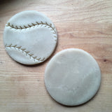 Set of 2 Baseball Cookie Cutters/Dishwasher Safe