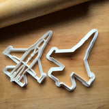Set of 2 Multirole F-16 Fighter Jet Cookie Cutters/Multi-Size/Dishwasher Safe