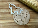 Origami Unicorn Cookie Cutter/Dishwasher Safe