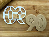 Number 90 Cookie Cutter/Dishwasher Safe *New Sizes*