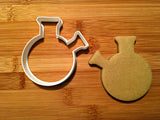 Twin Rounded Flask Cookie Cutter/Dishwasher Safe