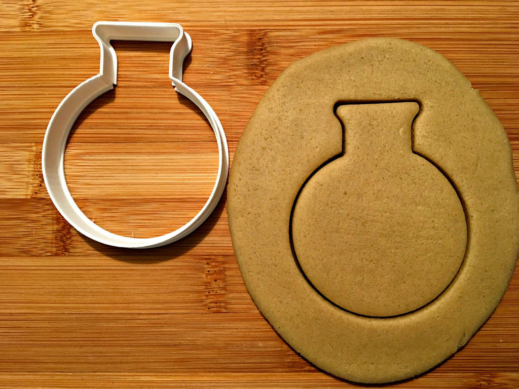 Rounded Flask Cookie Cutter/Dishwasher Safe