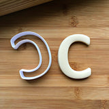 Letter C Cookie Cutter/Dishwasher Safe