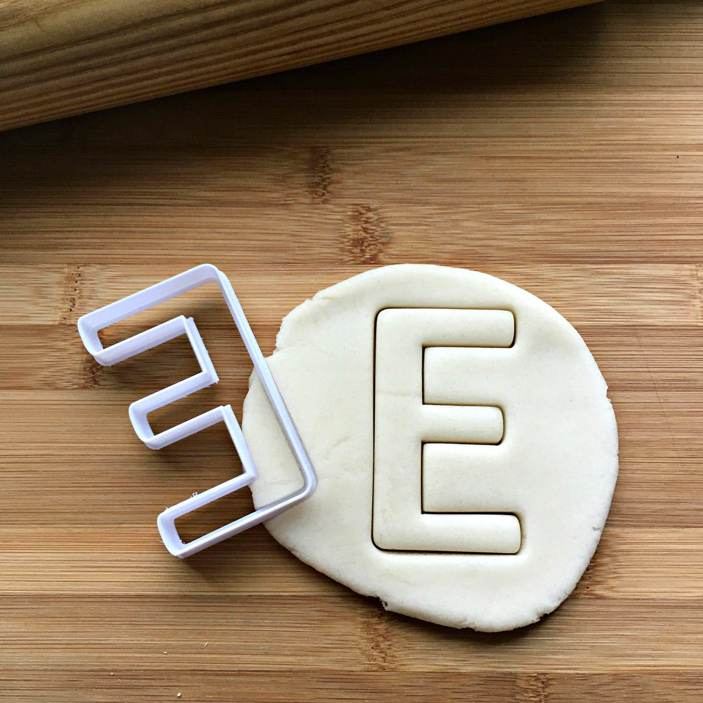 Letter E Cookie Cutter/Dishwasher Safe