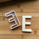 Letter E Cookie Cutter/Dishwasher Safe
