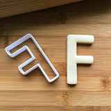 Letter F Cookie Cutter/Dishwasher Safe