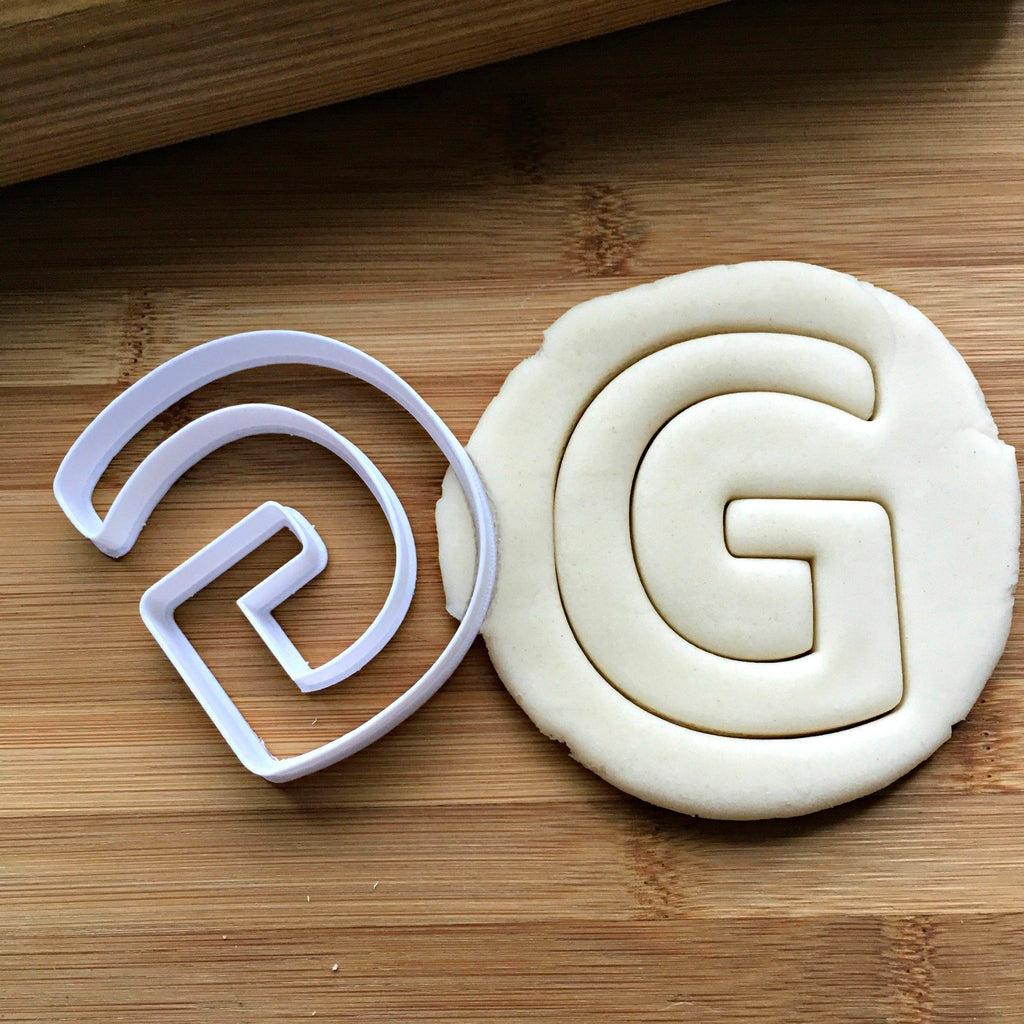 Letter G Cookie Cutter/Dishwasher Safe