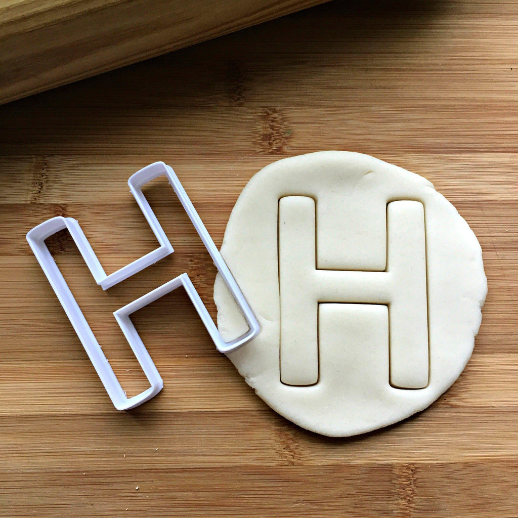 Letter H Cookie Cutter/Dishwasher Safe