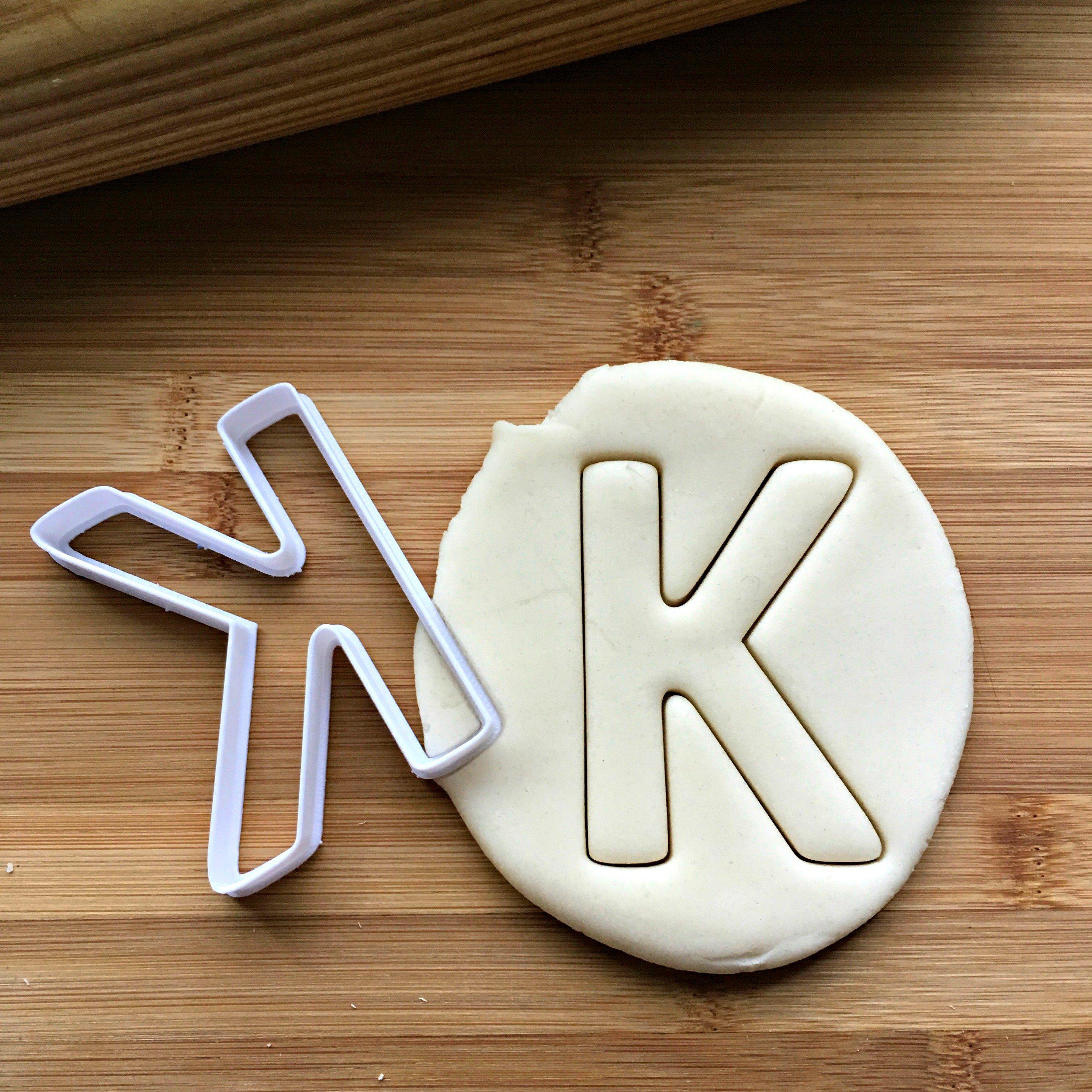 Letter K Cookie Cutter/Dishwasher Safe