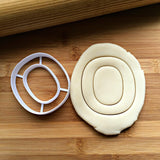 Letter O Cookie Cutter/Creates an Imprint of the Center/Dishwasher Safe