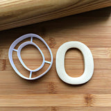 Letter O Cookie Cutter/Creates a Cutout of the Center/Dishwasher Safe