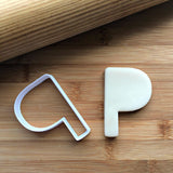 Letter P Cookie Cutter/Dishwasher Safe