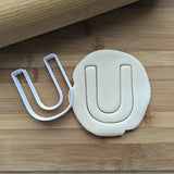 Letter U Cookie Cutter/Dishwasher Safe