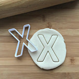 Letter X Cookie Cutter/Dishwasher Safe