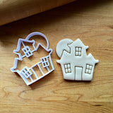 Haunted House with Moon Cookie Cutter/Dishwasher Safe