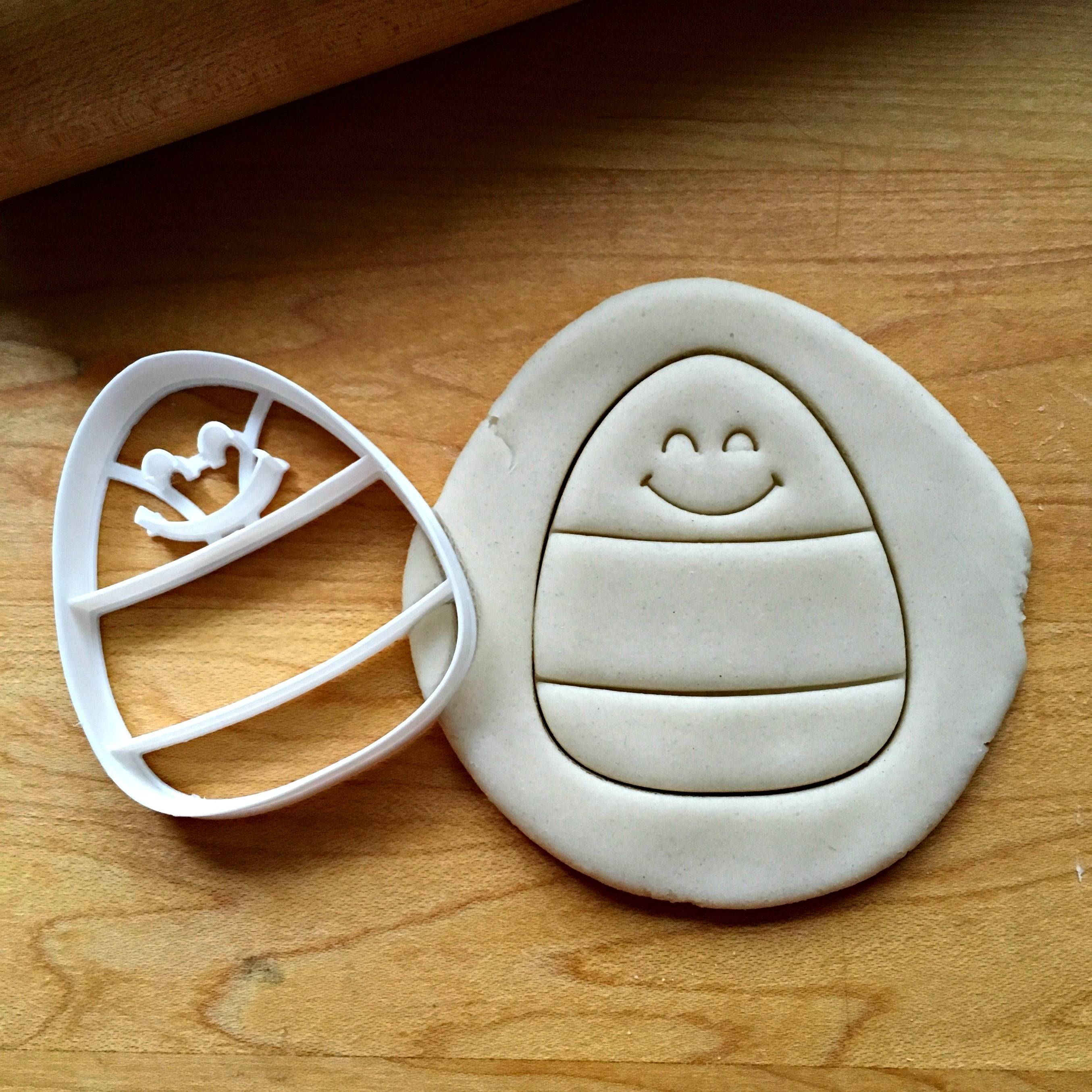 Smiling Candy Corn Cookie Cutter/Dishwasher Safe