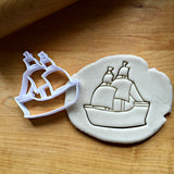 Pirate Ship Cookie Cutter/Dishwasher Safe