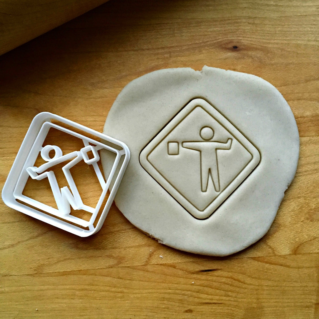 Construction Sign Cookie Cutter/Dishwasher Safe