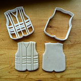 Set of 2 Safety Vest Cookie Cutters/Dishwasher Safe