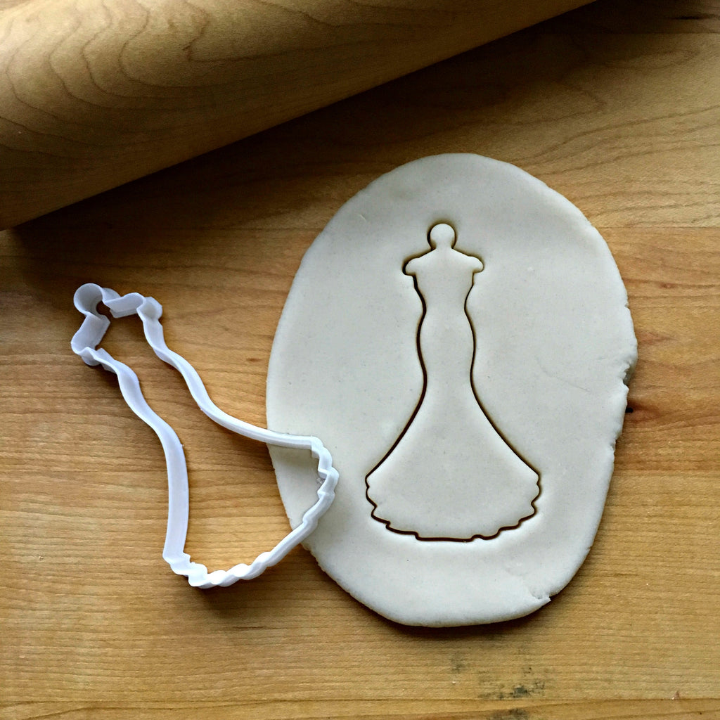 Wedding Dress on Hanger Cookie Cutter/Dishwasher Safe