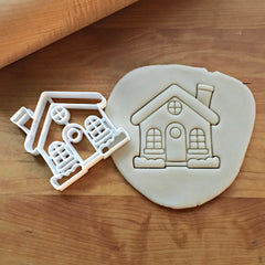 3.5" Cute House with Chimney Cookie Cutter/Clearance