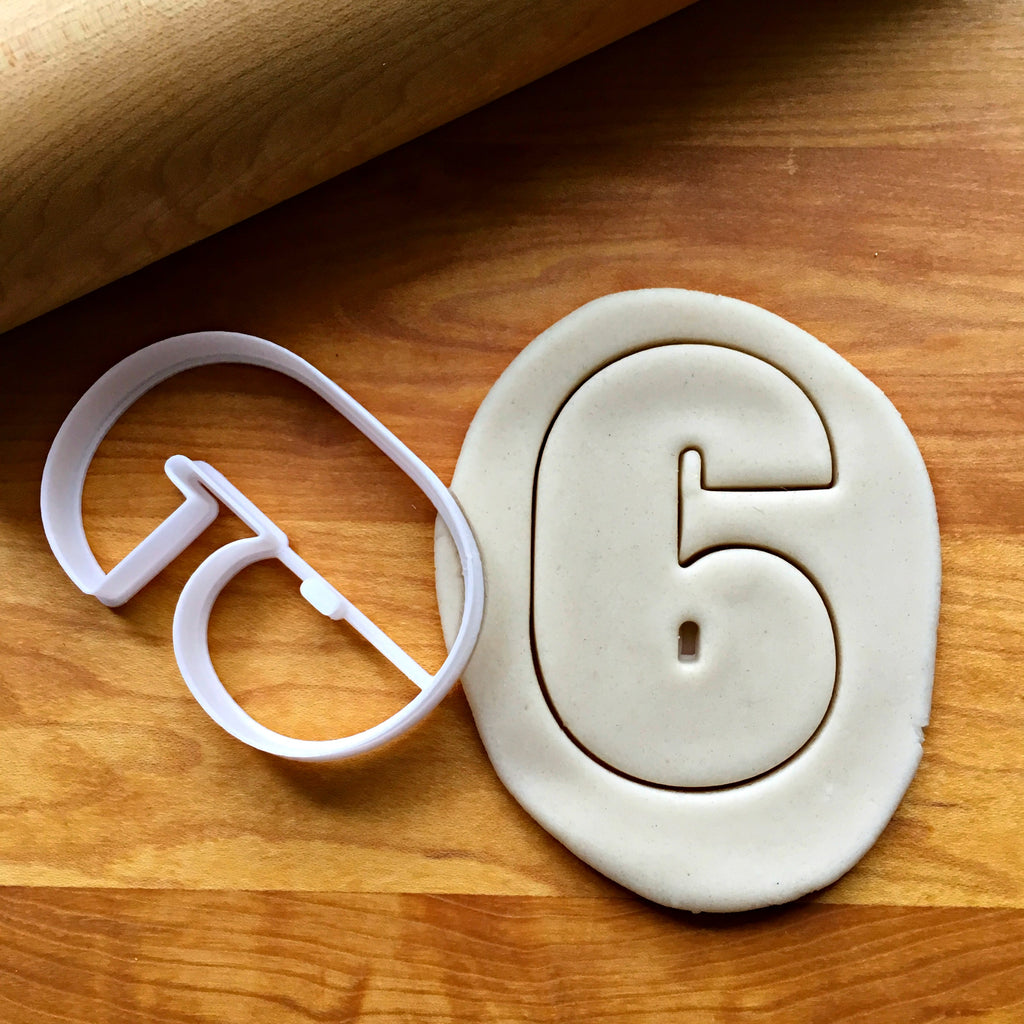 Number 6 or 9 Cookie Cutter/Dishwasher Safe